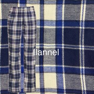 LANDSEND Women's Print Flannel Pajama Pants 100% COTTON FLANNEL with pockets!